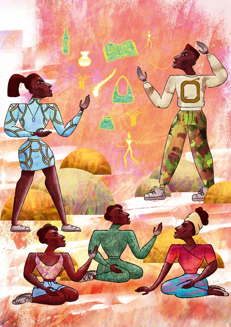 There is neither Jew nor Greek, there is neither slave nor free, there is neither male nor female; for you are all one. - Galatians 3:27-29. (Image illustrated by Tsungai Kaunda for Nkwazi Magazine).