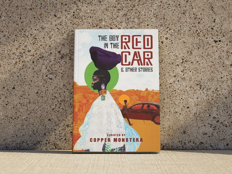 The cover of The Boy in the Red Car & Other Stories, a new anthology bringing together 13 short stories by Zambian writers.