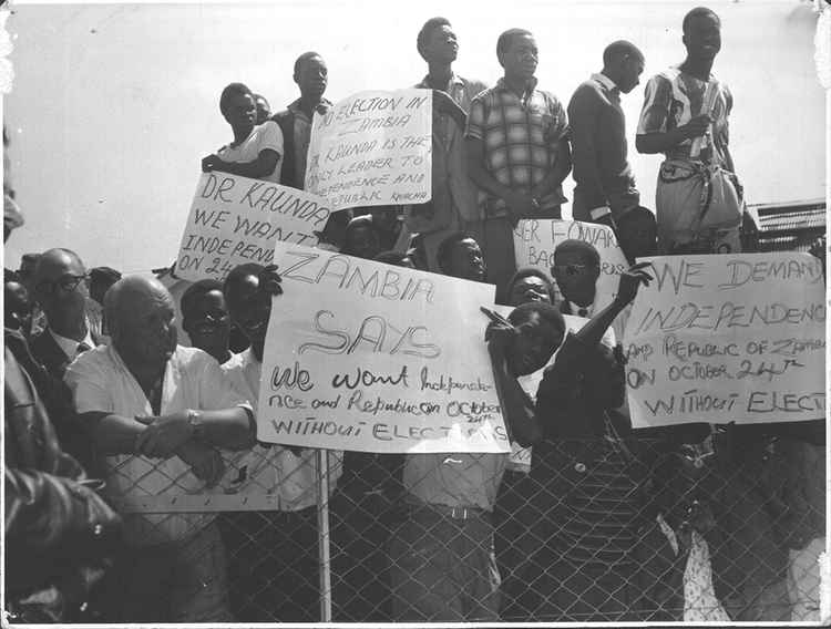 “We have been shouting in the darkness; now there is the grey light of dawn on the horizon and I know that Zambia will be free.” - Kenneth Kaunda, (image courtesy of ZANIS).