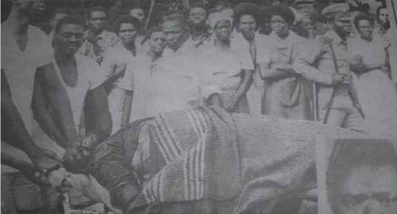 The body of Adamson Mushala was put on displayed once he was captured and killed, to prove to the public that he wasn&#x27;t invincible.