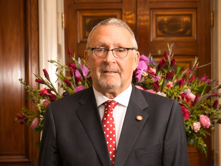 When Sata died in office on 28 October 2014, Guy Scott became acting president. (Image courtesy of Amanda Lucidon via Wikipedia).
