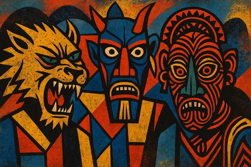 The Demons of Chiengi. (Image is artists impression).