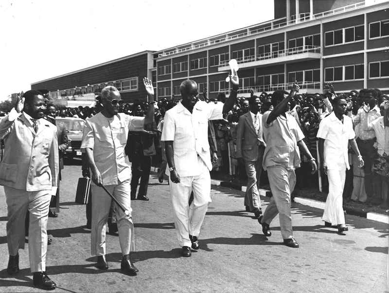 Chona Nyerere and KK wave 1977, (image courtesy of ZANIS)