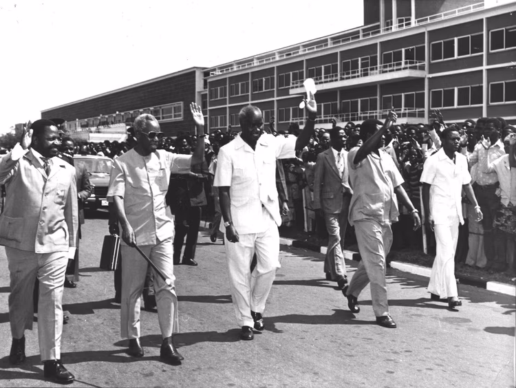 He was known for his signature white handkerchief and for openly showing emotion even as a head of state.