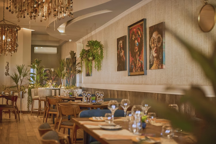 Bellini Restaurant occupies a corner of the Lusaka Showgrounds, off Nangwenya Road; its dining room is framed by views across the polo fields. (Image by Dickson Jere for Nkwazi Magazine).