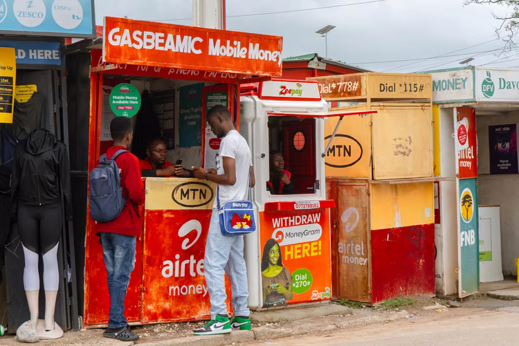 For many Zambians, an Airtel Money booth is more than a place to send or receive money. It has become an everyday financial service for people who do not regularly use traditional banking. (Image courtesy of Airtel Zambia).