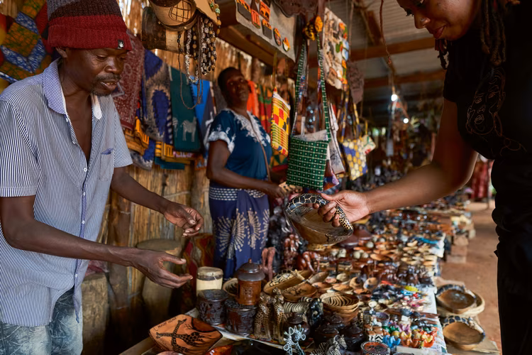 Mukuni Village, over 700 years old, predates Livingstone town and remains a living cultural centre of the Toka-Leya people, blending tradition with tourism-based livelihoods. (Image by Chona Mweemba for Nkwazi Magazine).