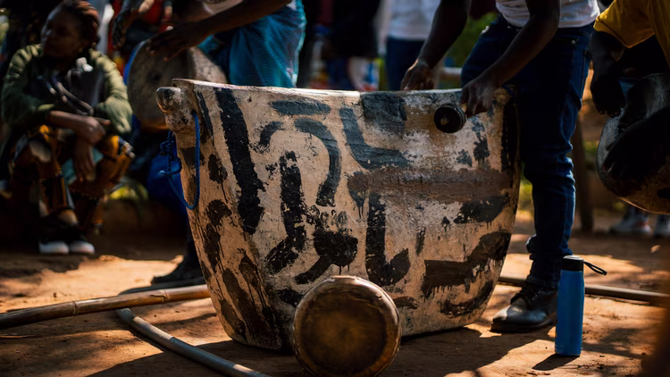 Traditional attire, rhythmic drumming and ceremonial performances transform the Mutomboko grounds into a vivid celebration of heritage, identity and community. (Image by Chona Mweemba for Nkwazi Magazine).