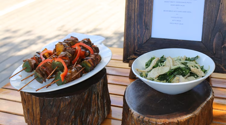 The ever-smiling staff are happy to help you choose between savory local stews, grilled meats, or vegetarian dishes that even picky eaters will finish. (Image courtesy of JRC Busselton).