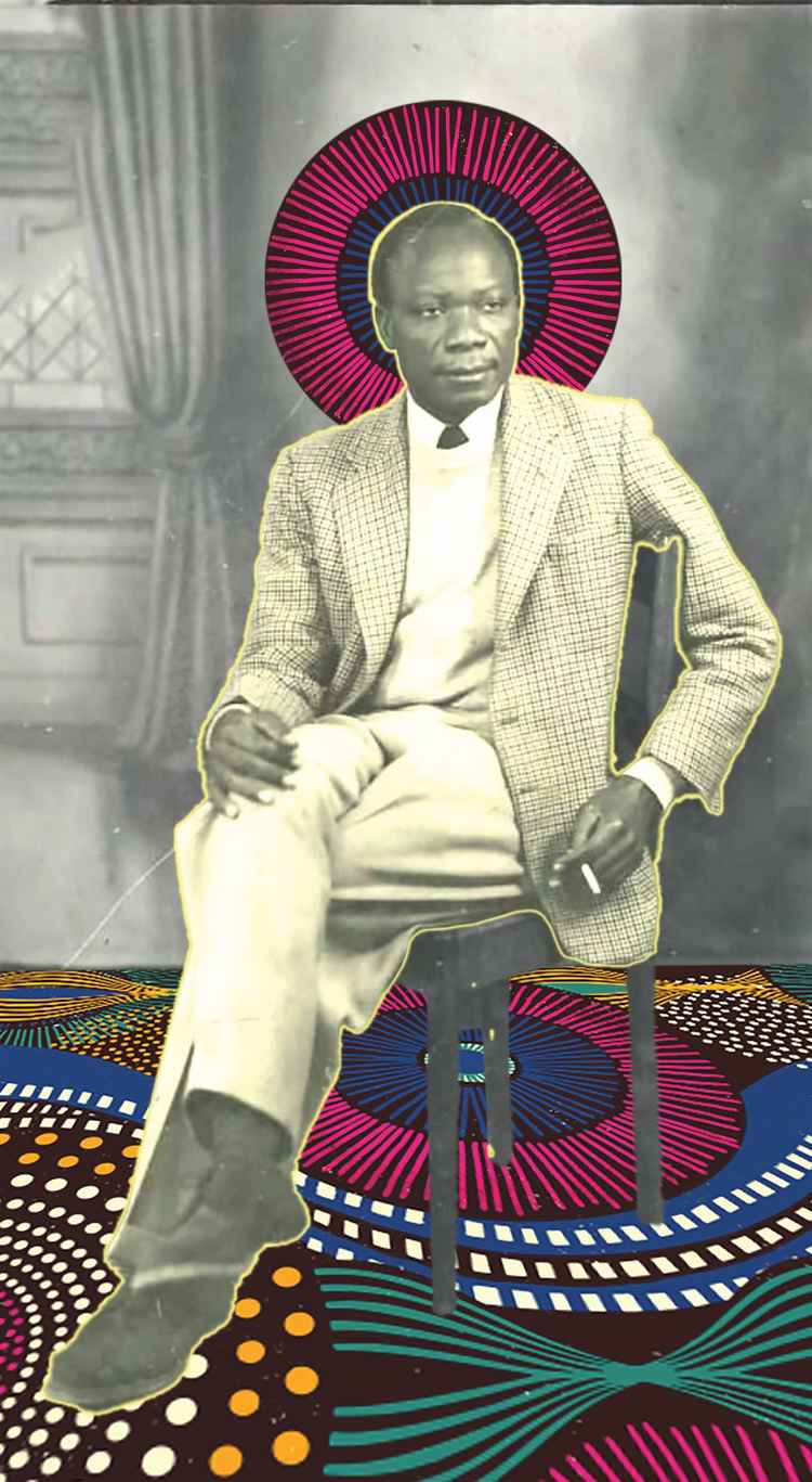 Harry Mwaanga Nkumbula - freedom fighter and ANC founder, (image courtesy of National Archives of Zambia).