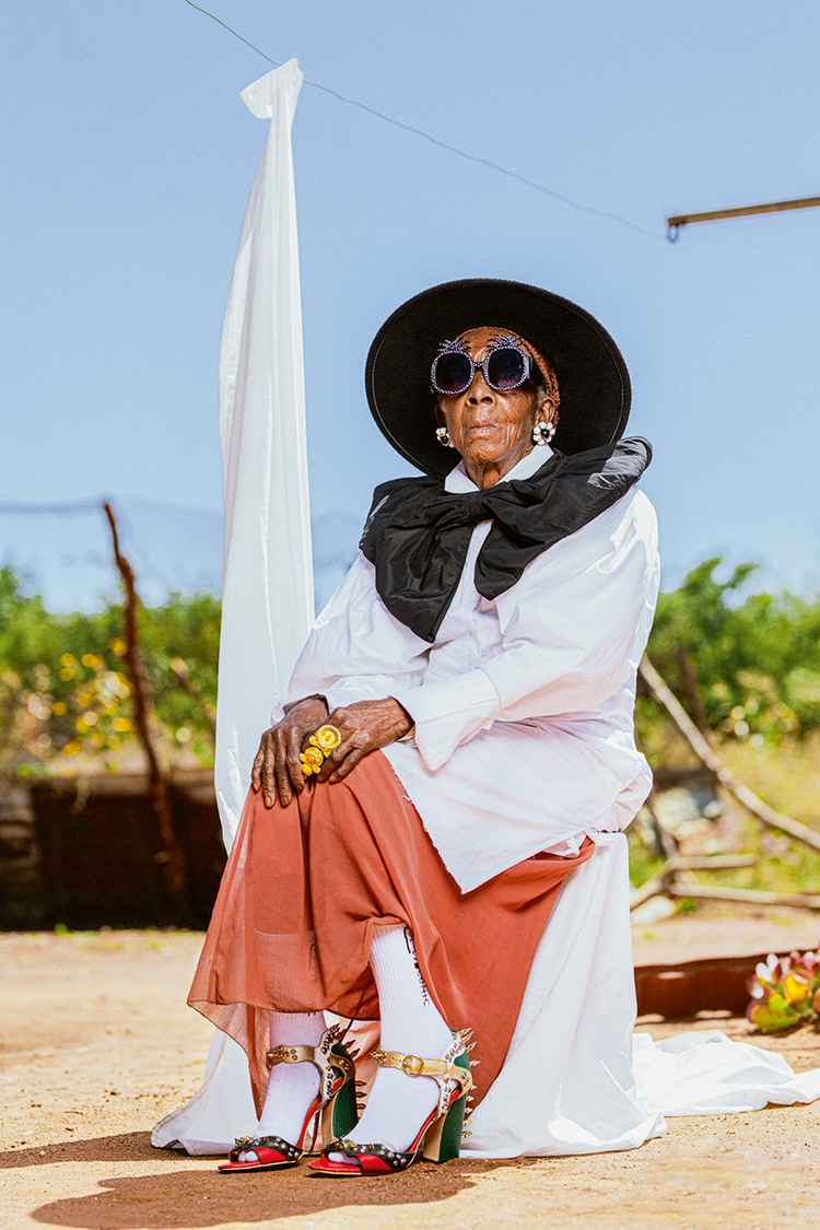 Margaret Chola, styled by Diana Kaumba. (Image courtesy of The Legendary Glamma).