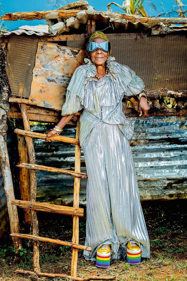 Margaret Chola, styled by Diana Kaumba. (Image courtesy of The Legendary Glamma).