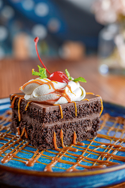 Fudge Brownie (Image courtesy of Flame Restaurant).