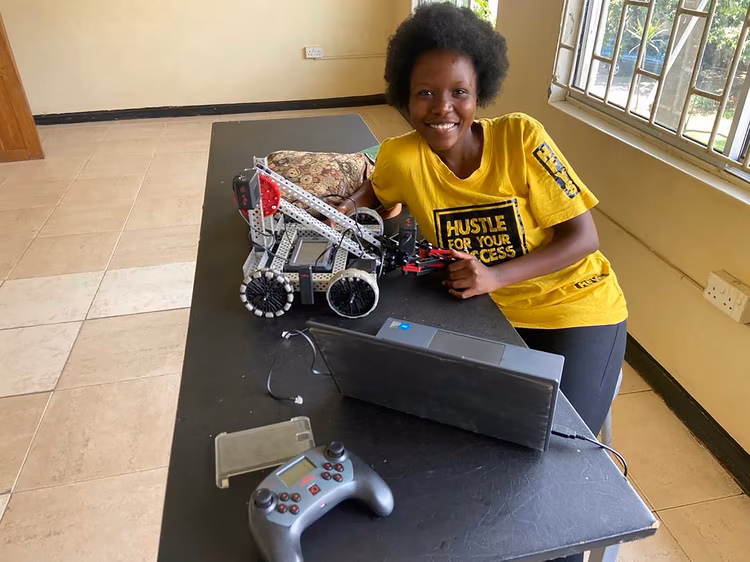 She wants to strengthen the robot with the right materials, the right sensors, and the right partnerships so it can handle the reality of underground environments. (Imagee courtesy of Lydia Mabuya).