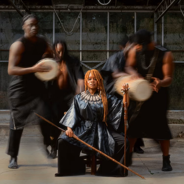 Sampa consistently refers to her band and team as a family. (Image courtesy of Abu Dumbuya).