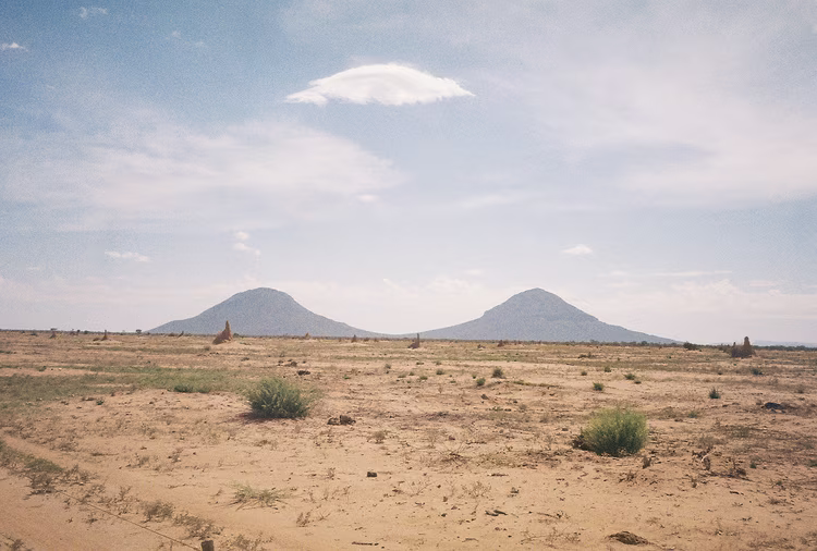 During the early 20th century, diamonds were discovered in the nearby town of Kolmanskop, along with other deposits in the area.  (Image courtesy of Sebastian Moronell).