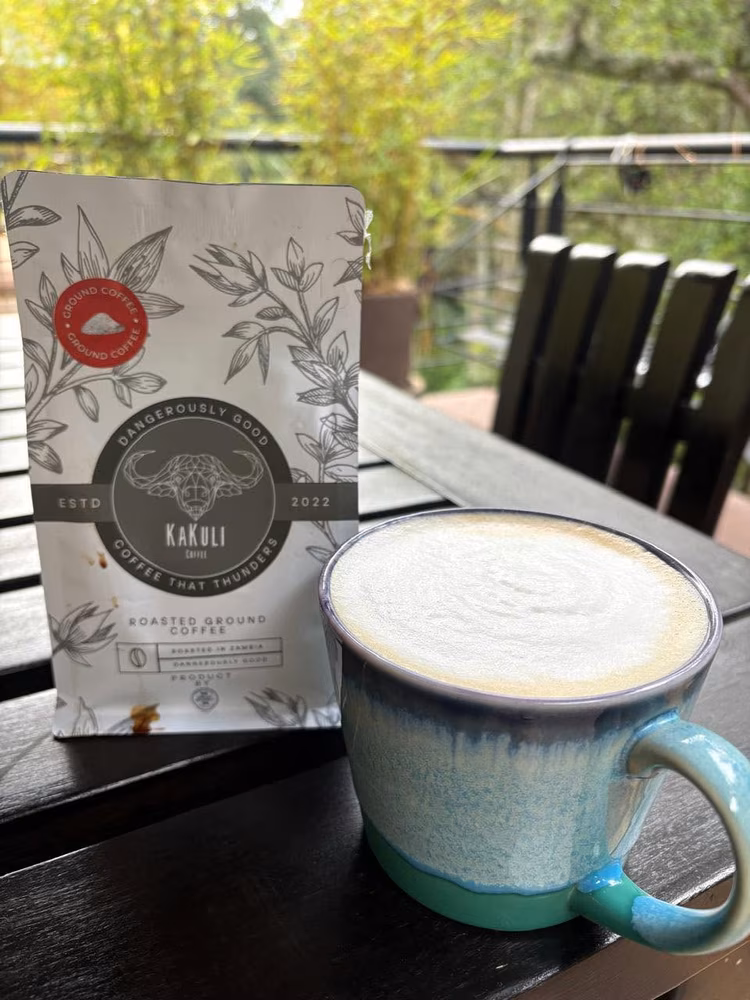 The hiss of espresso machines, the smell of freshly ground beans and the warmth of a cup between your palms have become part of a daily ritual. In Lusaka, that ritual is becoming increasingly sophisticated. (Image courtesy of KaKuli Coffee).