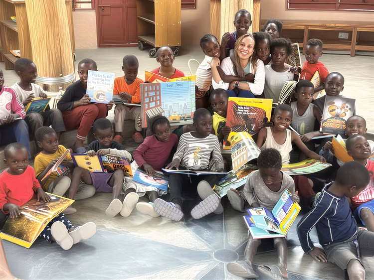 More than 250,000 young people have been impacted by its services, with over 2.3 million recorded visits, an average of 6,000 visits per week. (Image courtesy of Lubuto Library Partners).