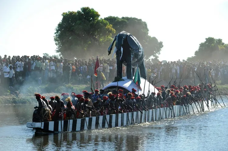 The Kuomboka ceremony is among the grandest in Zambian culture.