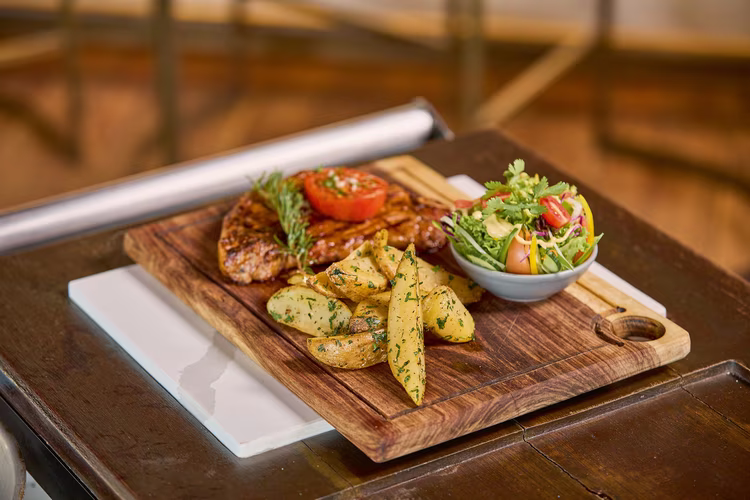 Flame is one of Lusaka's contemporary dining venues. Known for its stylish ambience and fushion menu. (Image by Justine Kunda for Nkwazi Magazine).