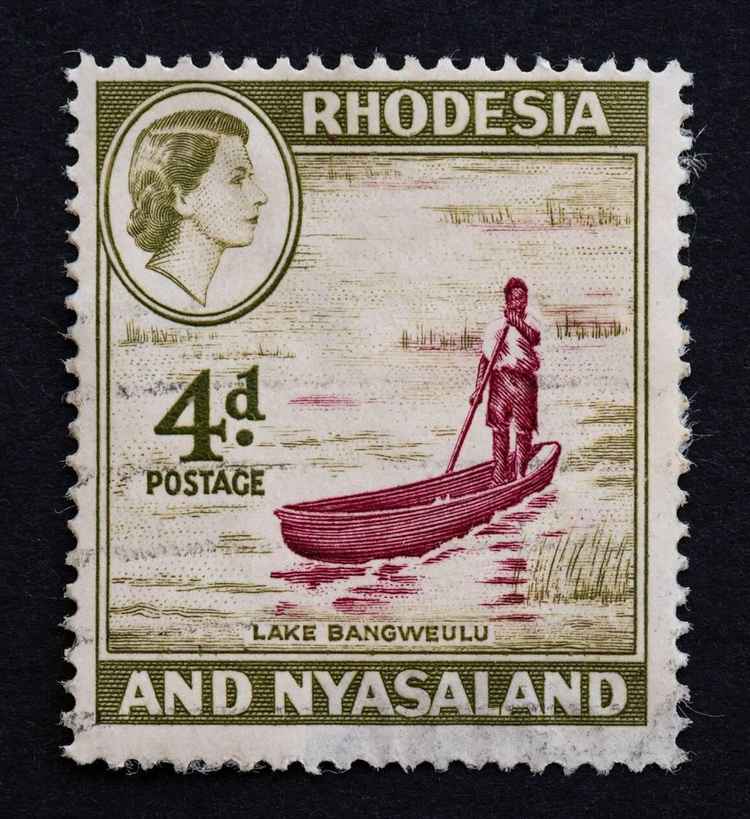 An old stamp from the colonial era.