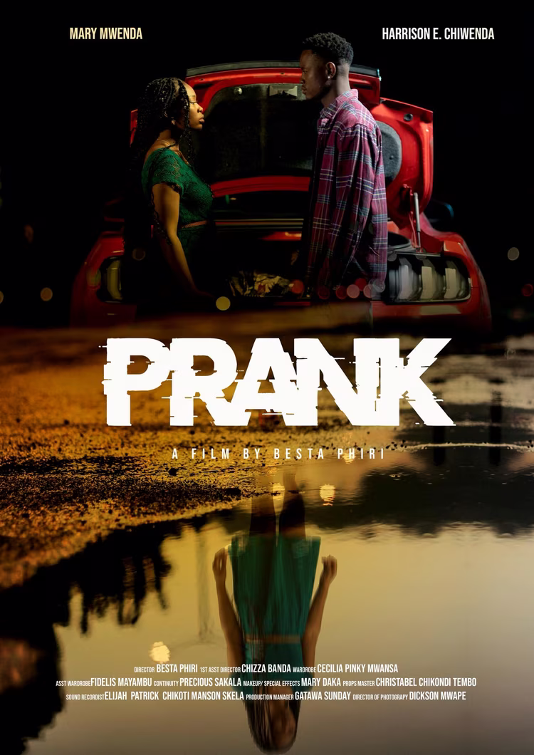 PRANK: Joke’s On You blends humour with unexpected depth, turning a simple prank into something far more layered. It’s a bold debut that signals a new level of storytelling in Zambian cinema. (Image courtesy of Kelvin Mbewe).