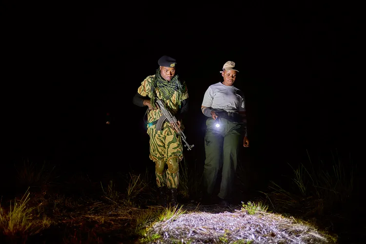 Anti-poaching night patrol. (Image by Nkwazi/Justine Kunda).