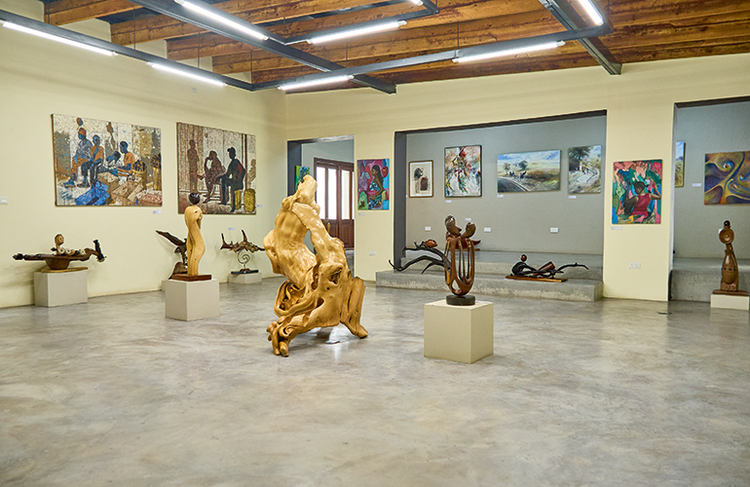 The Indigenous Knowledge Centre at Zeela Art Gallery (Image by Nkwazi/Justine Kunda).