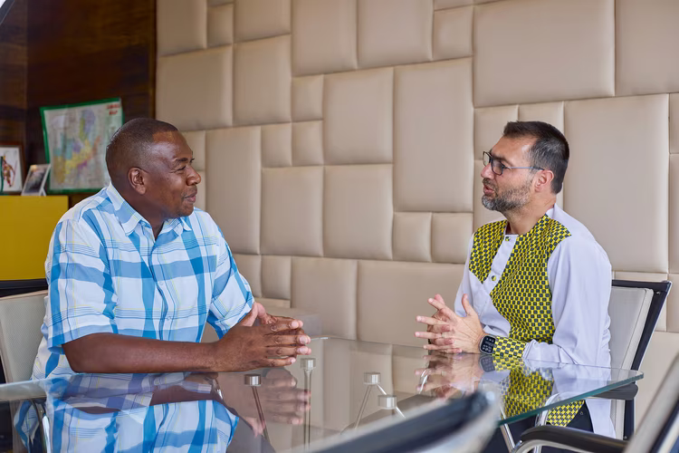 Asked to describe his first impressions of Zambia in three words, Abbad smiles and says, “Warm, friendly, and full of hope.” (Image by Justine Kunda for Nkwazi Magazine).