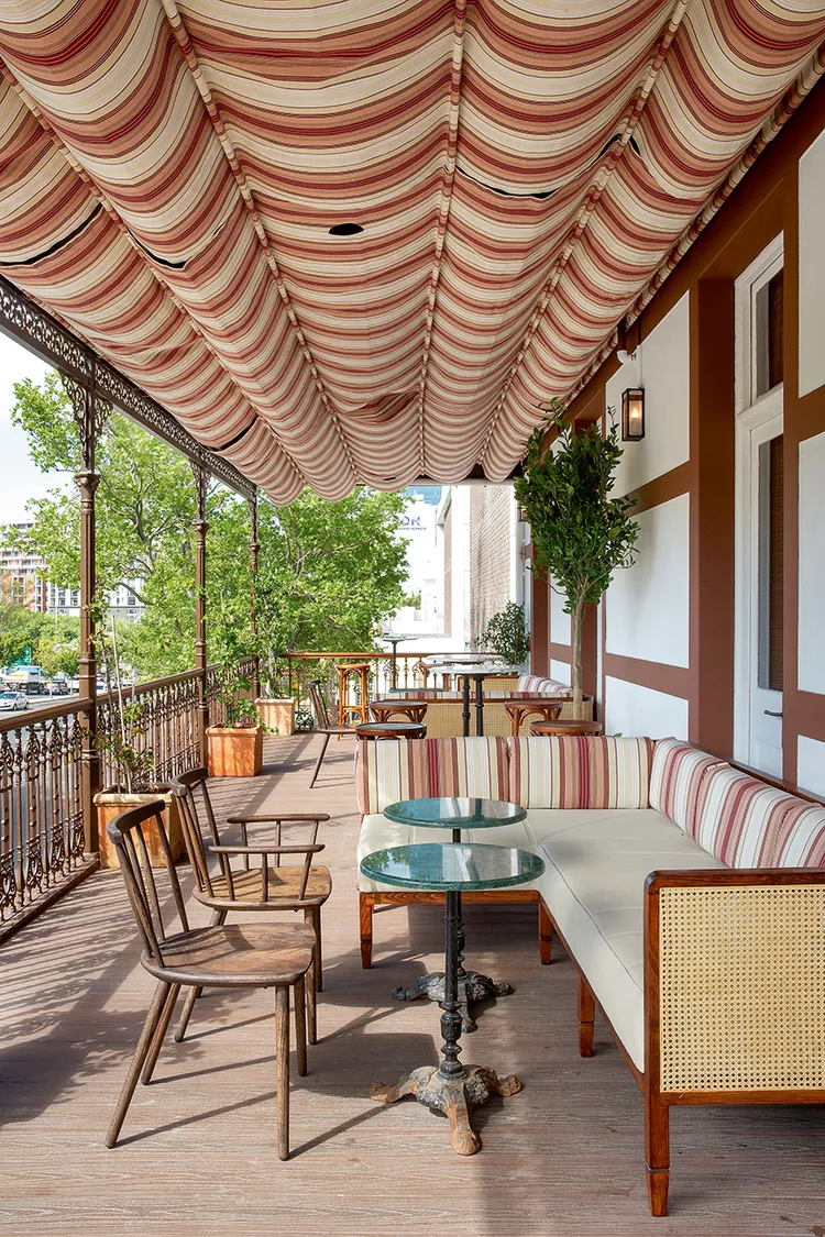 The Terrace at The Athletic Club and Social. (Image courtesy of The Athletic Club and Social).