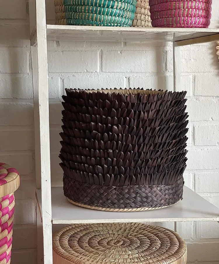 The stained Porcupine Basket. (Image courtesy of The Craft Lifestyle).