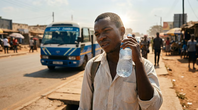 Prolonged exposure to extreme heat can overwhelm the body's cooling system, leading to dizziness, confusion, and a loss of consciousness. Hydration and shade are your first line of defence. (Image is artists impression).