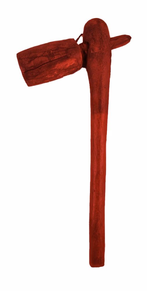 Tools used to craft some of these materials ranged from wood, mallet, bark cloth beater, horns, stones, bones, or shells.