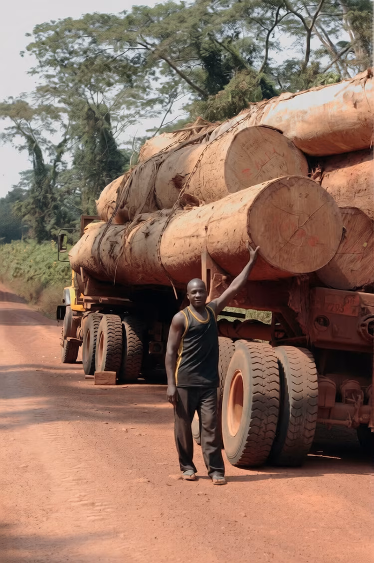 From rural roads to border posts, the movement of Mukula timber depends on a chain of transporters, traders, permits and intermediaries.