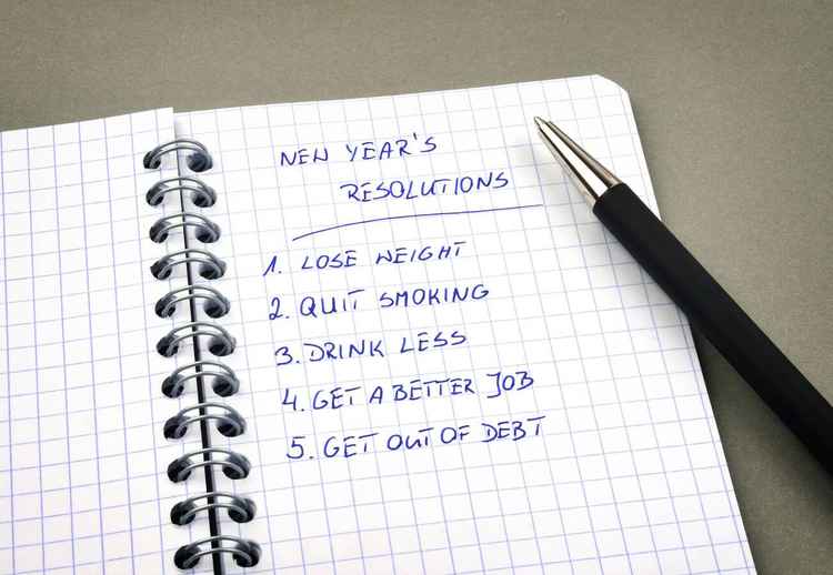 Common New Year&#x27;s resolutions