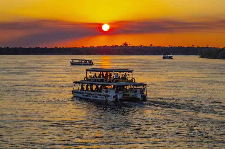 Boat cruise on the Zambezi