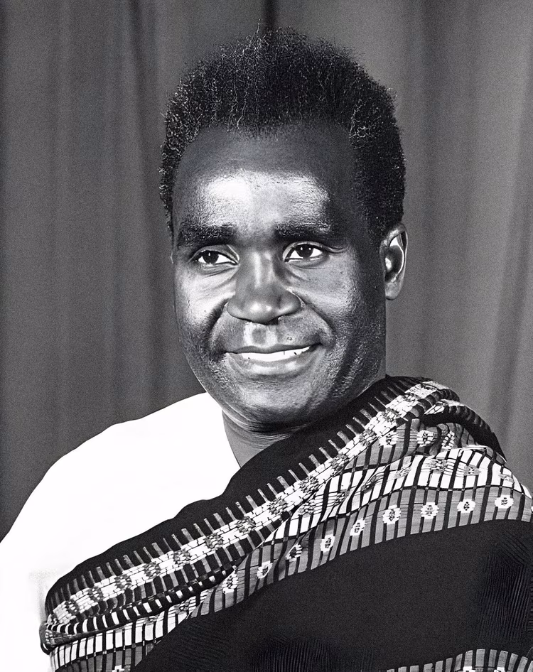 He led Zambia to independence from Britain in 1964.