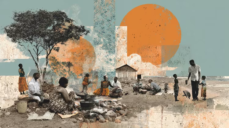 In certain communities, having multiple wives and children is associated with status and social standing. (Image is artists impression).