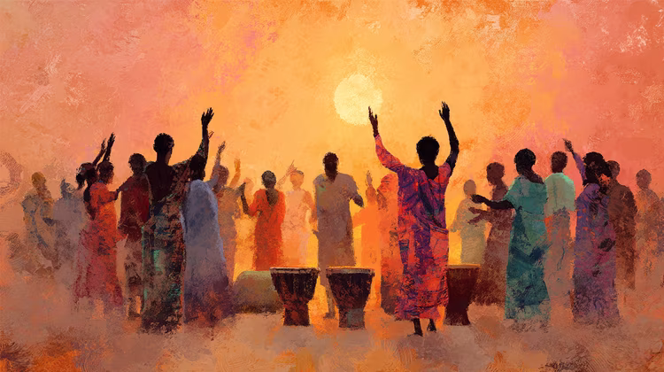 Queen Loongo’s legacy is honoured through the Ikubi lya Loongo Ceremony, held annually by the Sala and Ila in Mumbwa District. (Image is artists impression).