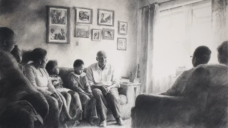 Ubuntu has adapted under the pressures of modern life. It is now visible in digital spaces aas well. (Image is artists impression).