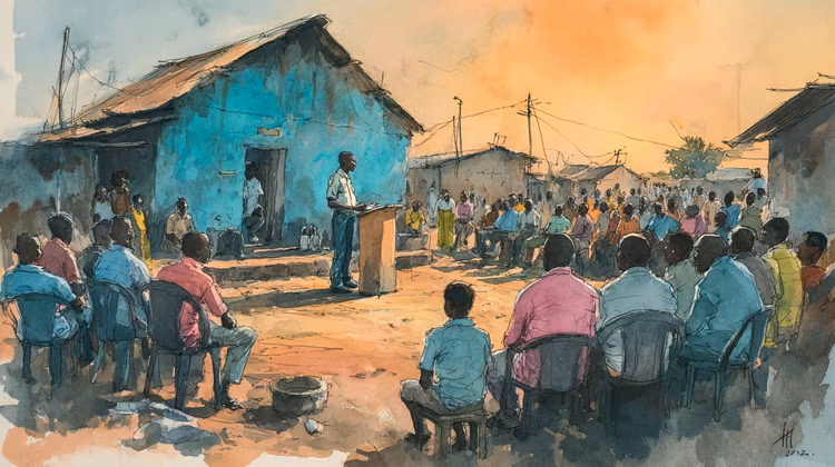 Whether someone is guilty or not, the law should be allowed to decide the outcome of what the person is being accused of. (Image is artits impression).