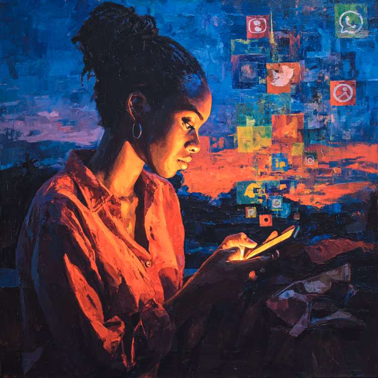 Social media exposes people to different relationship lifestyles and expectations from around the world. (Image is artists impression).