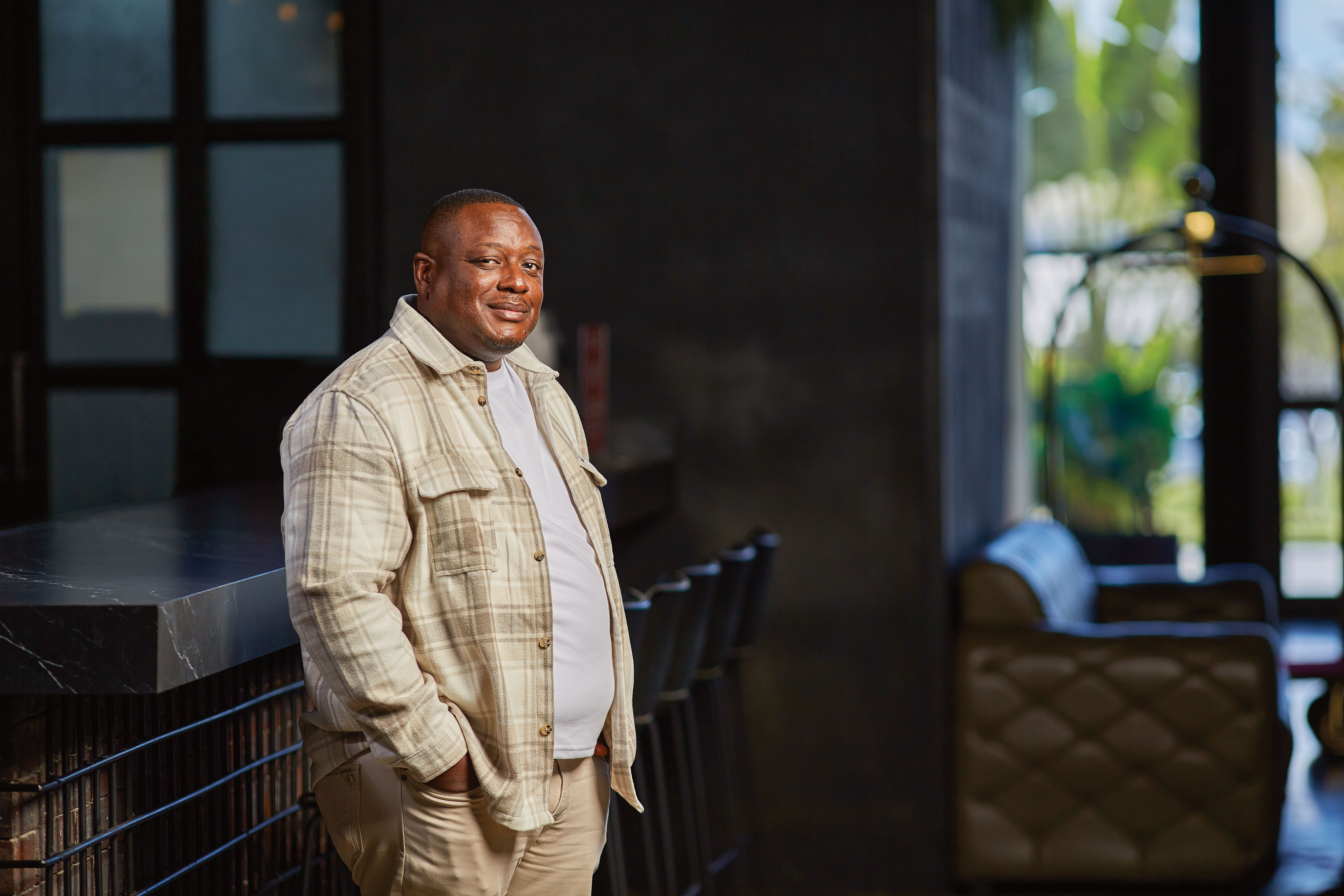 <p data-block-key="kmggi">Collins Hamusonde: Steady at the Helm</p>