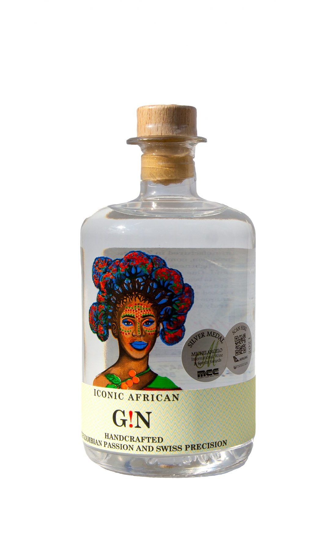 Iconic African Gin<br><span class='subtitle-style'>Handcrafted with Zambian Passion and Swiss Precision</span>